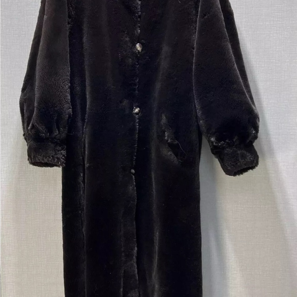 Vintage Rain Proof Coat with Fur lining REVERSIBLE - Picture 3 of 3